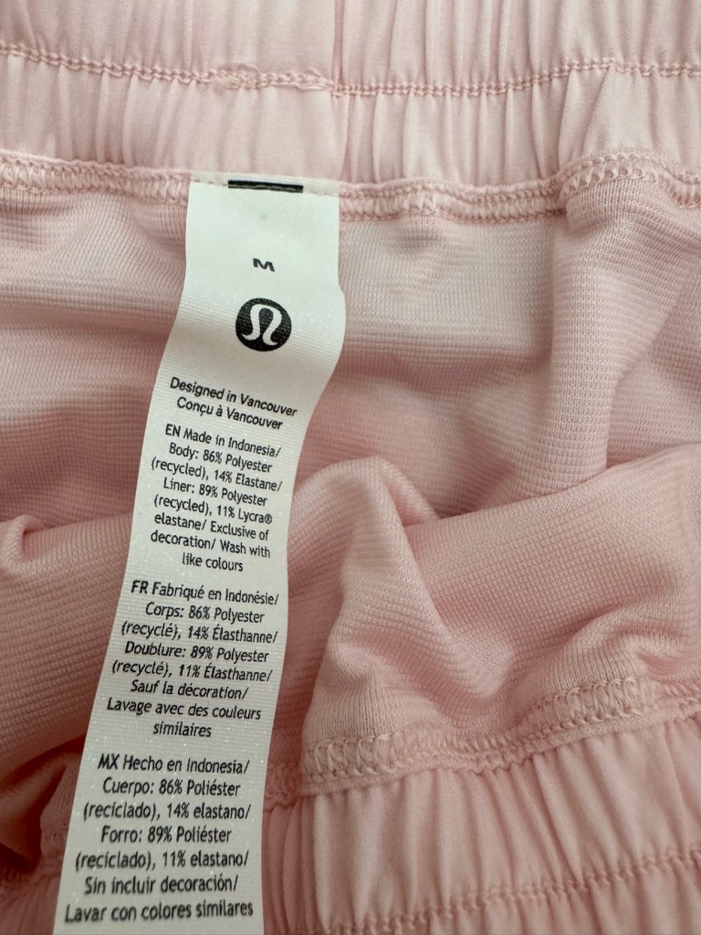 Lululemon Shake It Out High Rise Running Shorts 2.5” in Pink Pearl - NWT - Picture 6 of 8